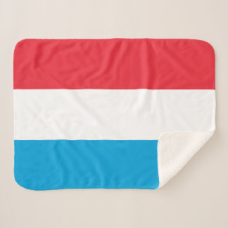 Couverture Sherpa Drapeau Luxembourg