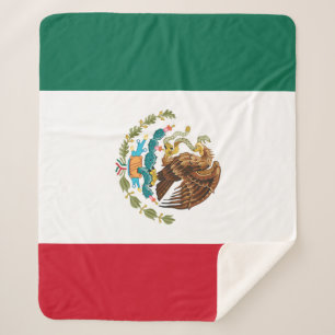 Couverture Sherpa Drapeau mexicain - Drapeau mexicain