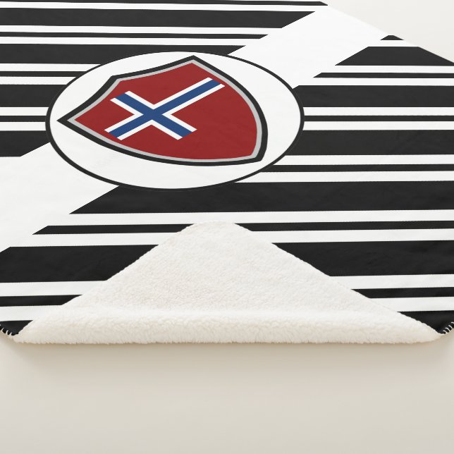 Couverture Sherpa Drapeau norvégien (3/4)