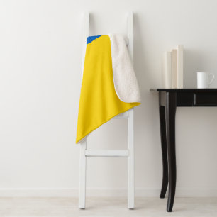 Couverture Sherpa Drapeau ukrainien