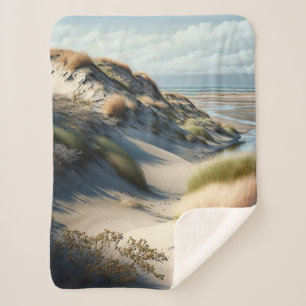 Couverture Sherpa Dunes d'or