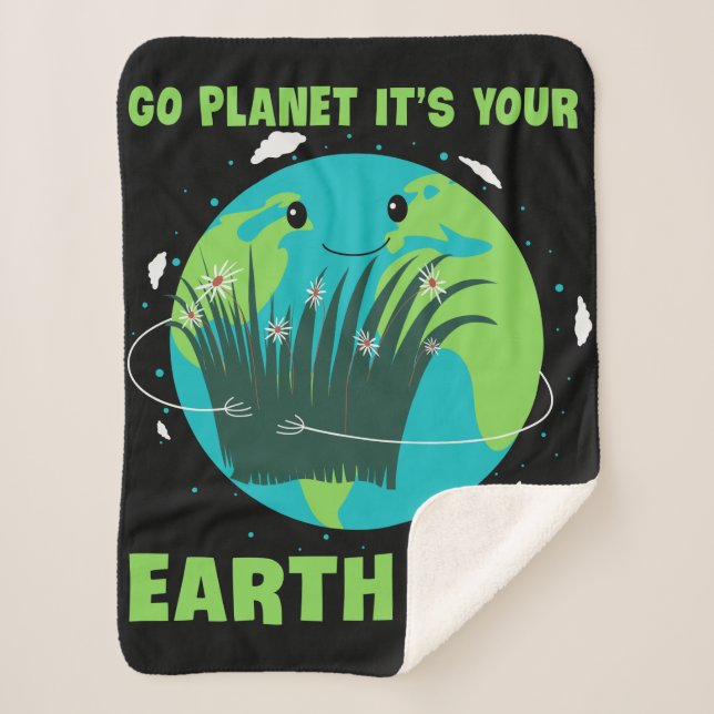 Couverture Sherpa Earth Day: Go Planet It's Your Earth Day (Devant)
