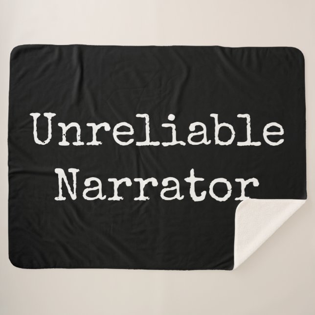 Couverture Sherpa Écrivain - Narrateur non fiable I (Devant (Horizontal))