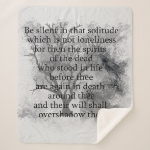 Couverture Sherpa Edgar Allan Poe Poem