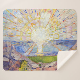 Couverture Sherpa Edvard Munch - Le Soleil 1911