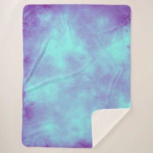 Couverture Sherpa Effet nuage tempête violette Sherpa Blanket