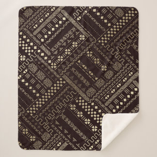 Couverture Sherpa Élégance Afrocentrique pour un mode de vie confort