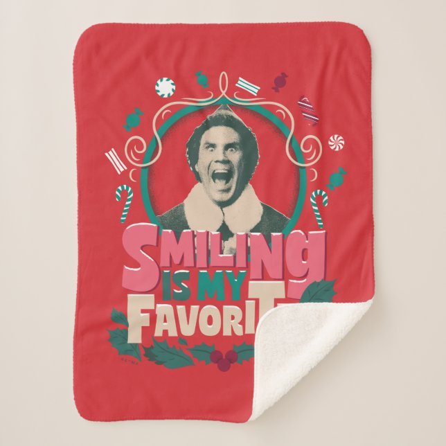 Couverture Sherpa Elfe - Sourire est mon préféré (Devant)