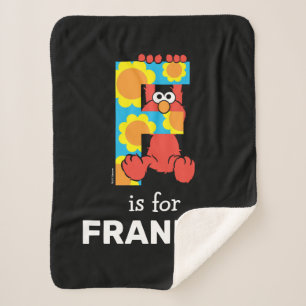 Couverture Sherpa Elmo Alphabet   F Fleurs
