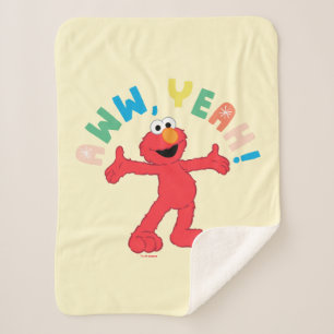 Couverture Sherpa Elmo Aww, Ouais !