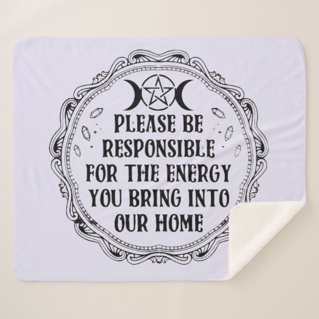 Couverture Sherpa Énergie positive Sherpa Blanket (Devant (Horizontal))