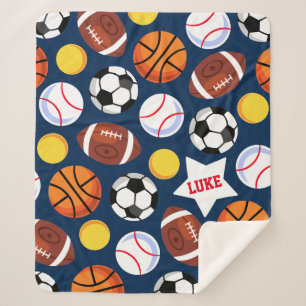Couverture Sherpa Enfants Grandes Couleurs Graphiques Épouses De Sp