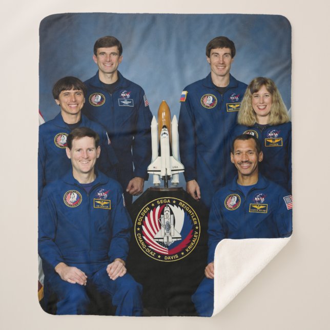 COUVERTURE SHERPA ÉQUIPAGE DE MISSION STS-60 (Devant)