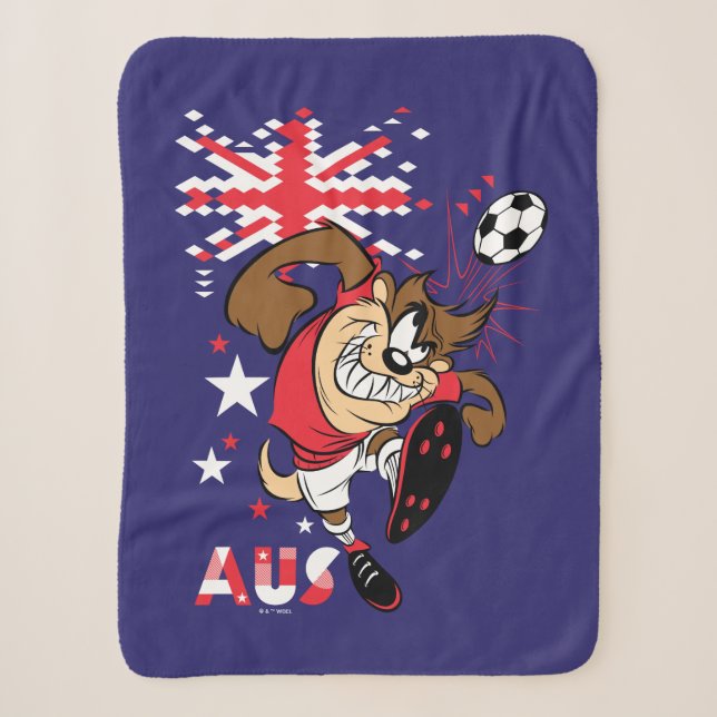 Couverture Sherpa Équipe Australie Football Graphique TAZ™ (Devant)