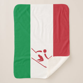 Couverture Sherpa Équipe de ski alpin Italie