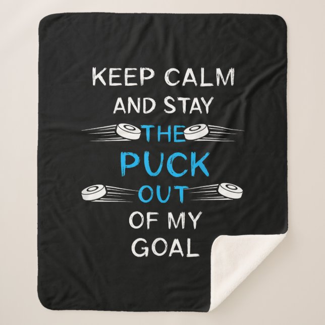 Couverture Sherpa Équipe d'hiver de hockey sur glace Jouer à la glac (Devant)