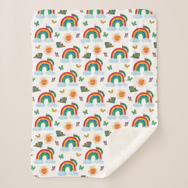 Couverture Sherpa Eric Carle | Caterpillar to Rainbow Butfly (Devant)