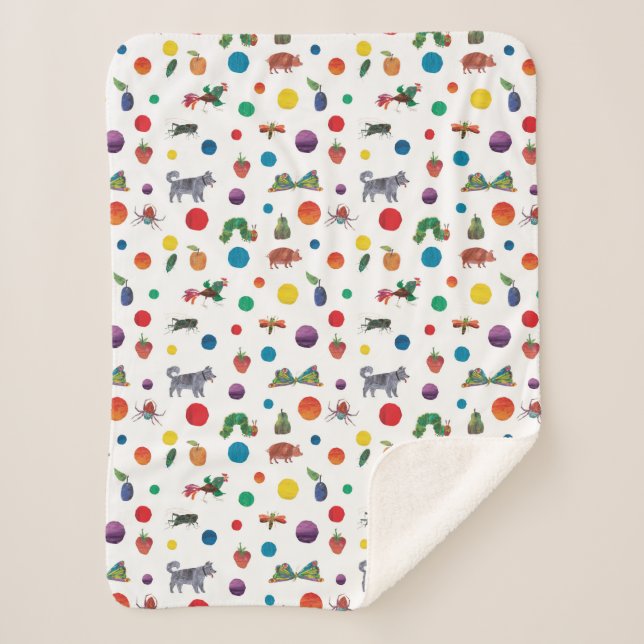 Couverture Sherpa Eric Carle | Eric Carle Motif Animaux (Devant)