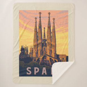 Couverture Sherpa Espagne Familia Sagrada