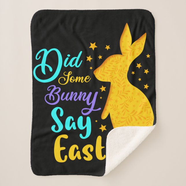 Couverture Sherpa Est-Ce Qu'Un Lapin A Dit Pâques (Devant)