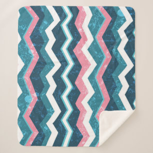 Couverture Sherpa Ethnie tribale, motif homogène