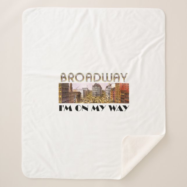 Couverture Sherpa Étoile de Broadway de PIÈCE EN T (Devant)