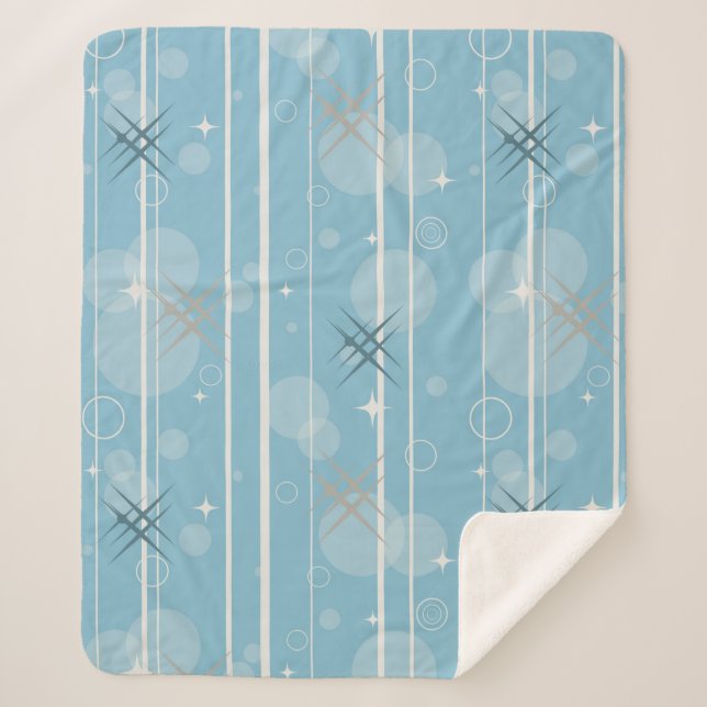 Couverture Sherpa Etoiles et cercles formes (Devant)