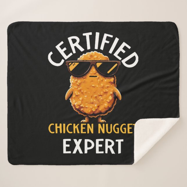 Couverture Sherpa Expert certifié en nugget de poulet (Devant (Horizontal))