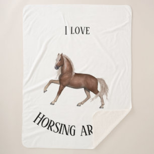 Couverture Sherpa Faire du cheval autour