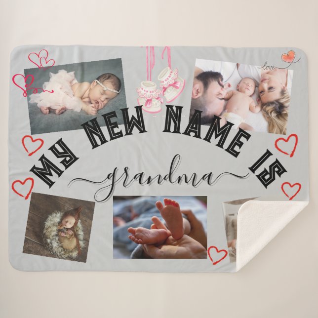 Couverture Sherpa ✨ faire votre propre personnalisation MON NOUVEAU  (Devant (Horizontal))