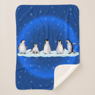 Couverture Sherpa Famille Penguin