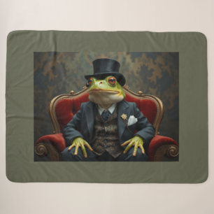 Couverture Sherpa Fancy Frog