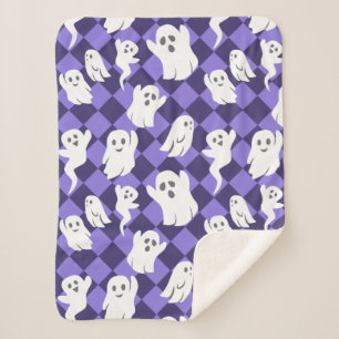 Couverture Sherpa Fantômes d'Halloween