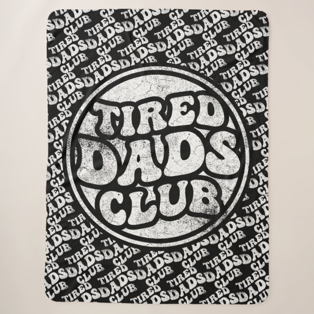 Couverture Sherpa Fatigué Dads Club Funny (Devant)