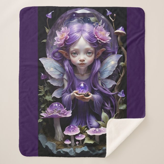 Couverture Sherpa Fées Enchantées V1 (Devant)