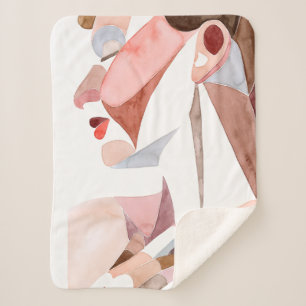 Couverture Sherpa Femme d'âge d'or