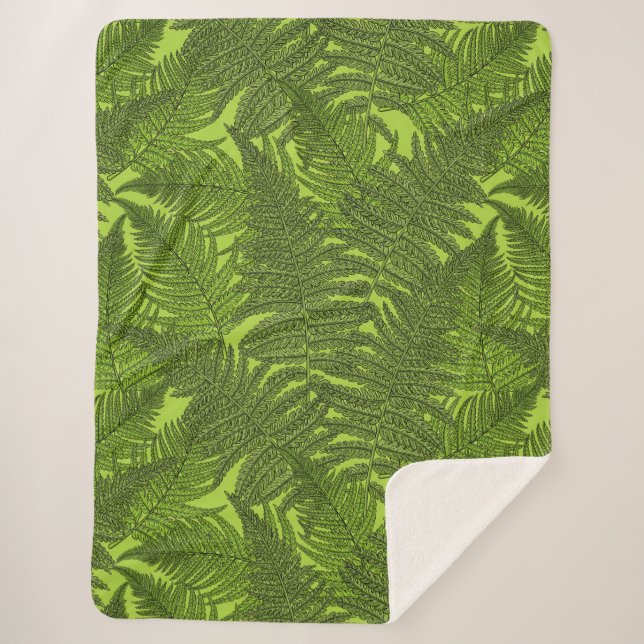 Couverture Sherpa Ferme en vert (Devant)