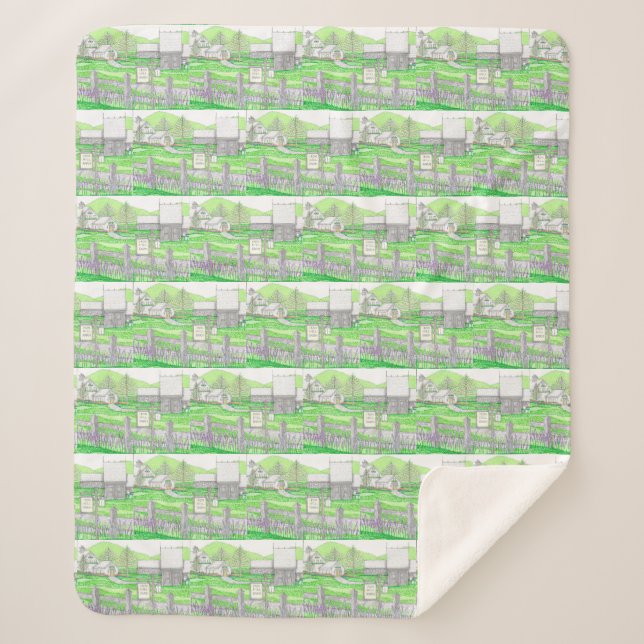 Couverture Sherpa Ferme Sherpa Blanket (Devant)