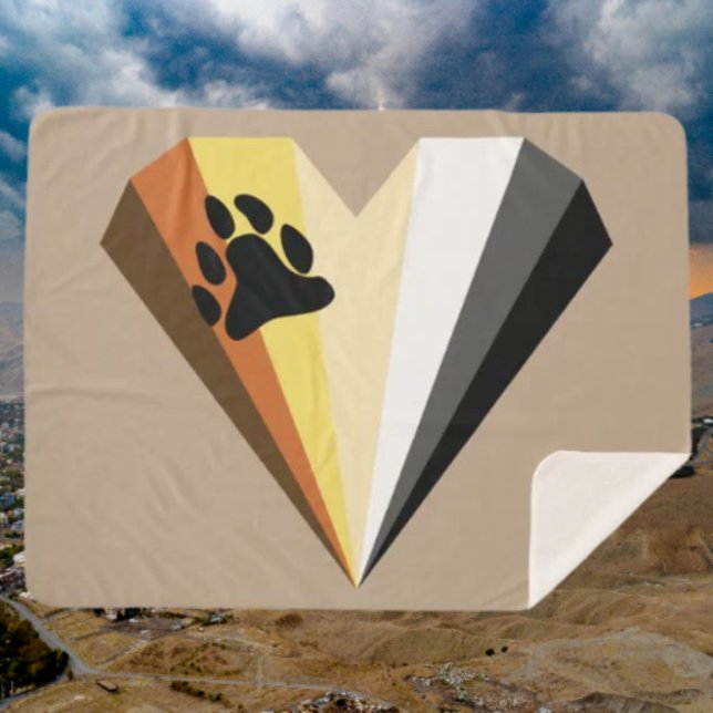Couverture Sherpa Fierté de Nounours Confortable (Créateur téléchargé)