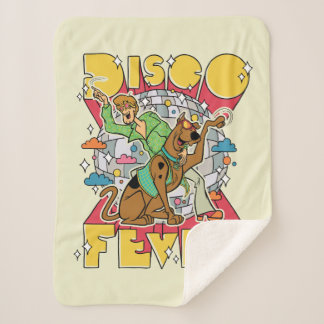 Couverture Sherpa Fièvre de Disco avec Scooby et Shaggy