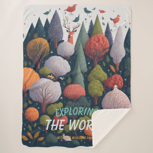 Couverture Sherpa Fils d'Imaginaire modifiables oiseaux forestiers,  (Devant)