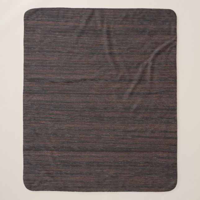 Couverture Sherpa Financer le bois lisse texture claire (Devant)