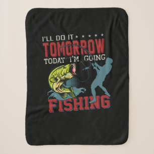 Couverture Sherpa Fisher Art Today I Am Going Fishing