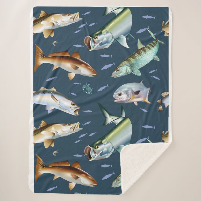 Couverture Sherpa Flats slam tambour rouge, tarpon, snook et truite  (Devant)