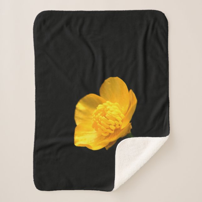 Couverture Sherpa Fleur Buttcup sbcnm (Devant)