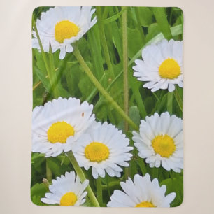 Couverture Sherpa Fleurs de jardin sauvage Roumanie – Photographie d