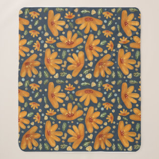 Couverture Sherpa Fleurs Luxe Jaunes