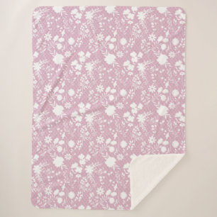 Couverture Sherpa Fleurs sur net 01.bx4 Lpink BG