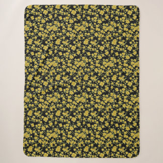 Couverture Sherpa Floral Blanket