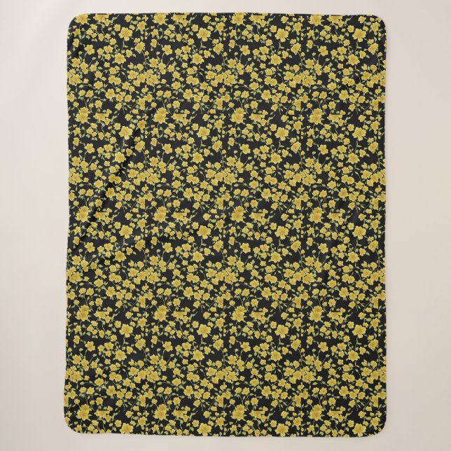 Couverture Sherpa Floral Blanket (Devant)